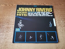 AUTOGRAPHED 1960s EXCELLENT Johnny Rivers' Golden Hits COVER ONLY NO LP33
