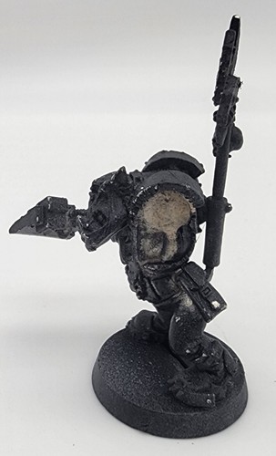Warhammer 40k Ork Nob W/ Big Shoots And Choppa Metal Pewter OOP - Picture 3 of 10