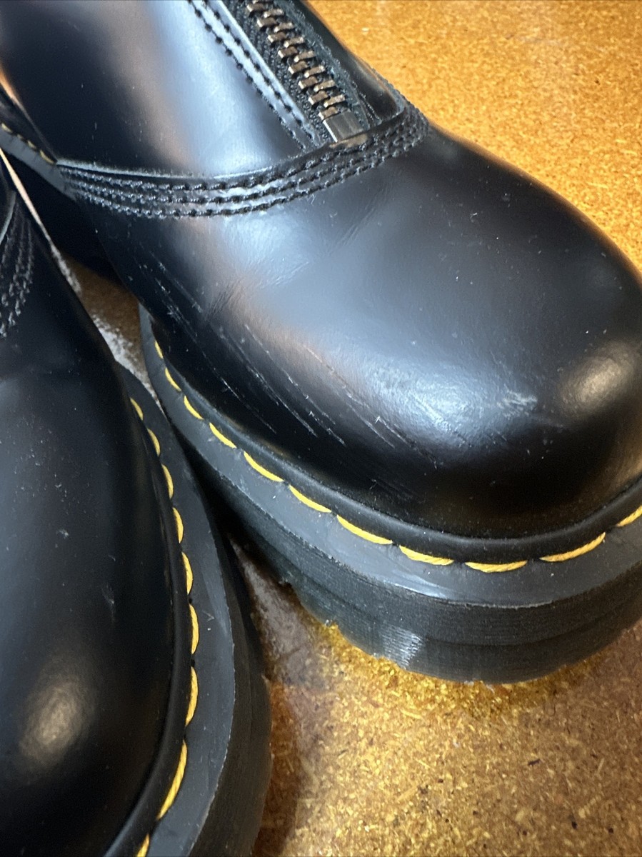 Dr. Martens Aurian 1461 Quad Zip Smooth Leather Platform 12M Dr. Martens Aurian 1461 Quad Zip Smooth Leather Platform 12M