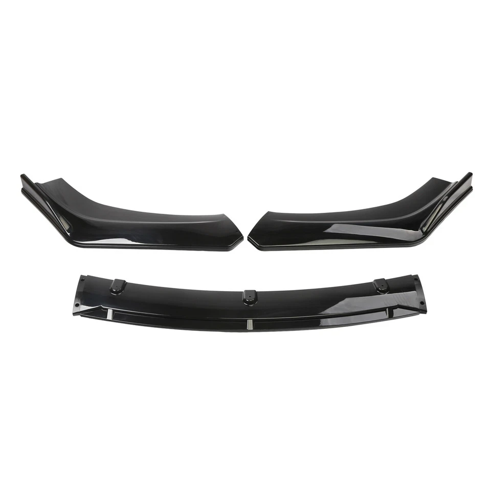 For AUDI S3 RS3 A3 Front Bumper Lip Spoiler Splitter Body Kit Gloss Black Foto 4 de 4