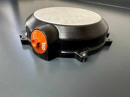 CLUTCH COVER with Orange Ergal Cap Sx 125 150 2016 2017 2018 - Picture 6 of 11