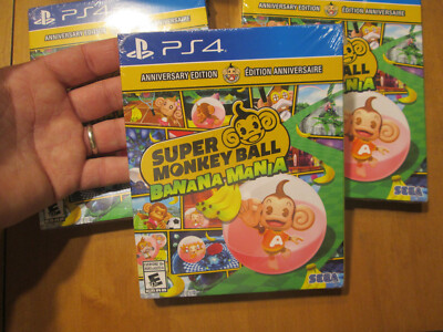 Super Monkey Ball Banana Mania ANNIVERSARY LAUNCH EDITION PS4 PLAYSTATION 4 SONY