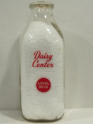 SSPQ Milk Bottle Dairy Center Local Milk Springfield MA 1968 Location???