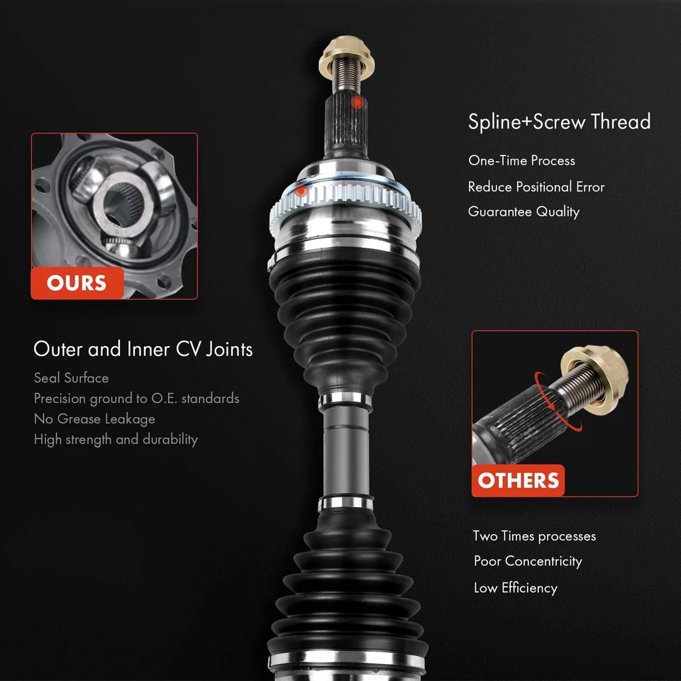 Conjunto de eje CV trasero izquierdo o derecho para BMW 318i 1992-1998 318is 1992 1993-1997 Foto 4 de 4