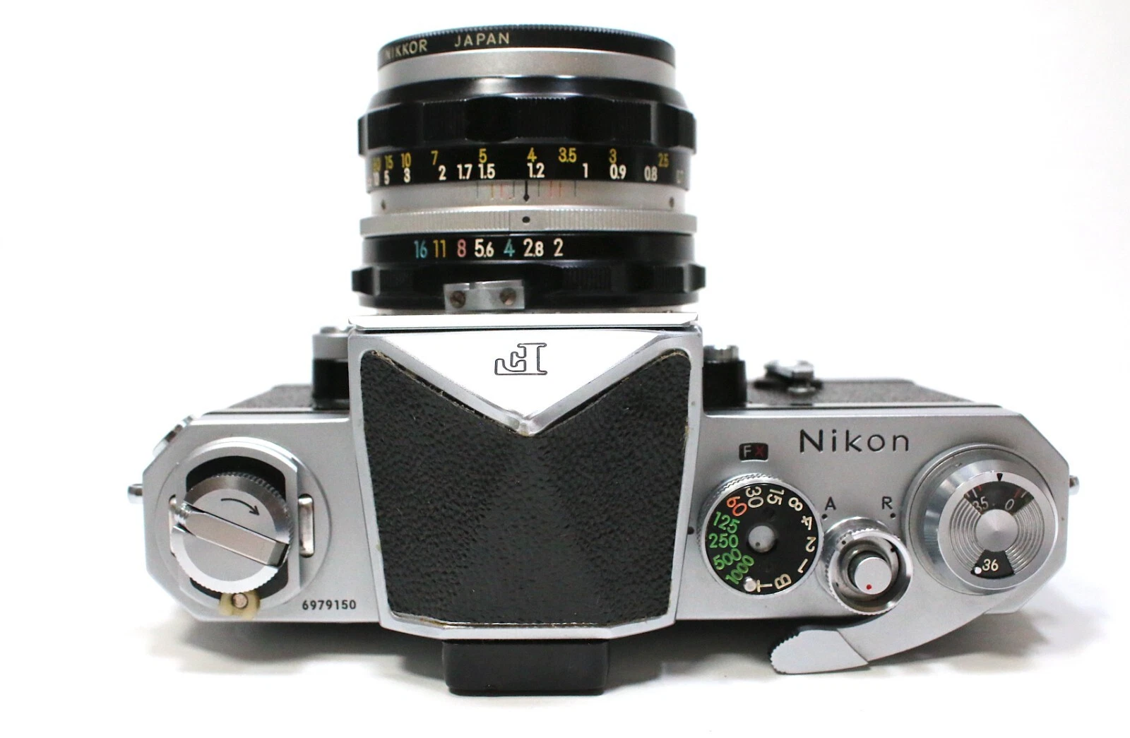 Nikon F Eye Level / Non-AI NIKKOR-H Auto 50mm F2 SLR Film Camera F
