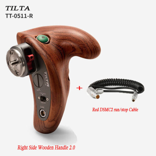 TILTA TT-0511-R Right Side Wooden Handle 2.0 with R/S Button For Red DSMC2  - 第 1/6 張圖片