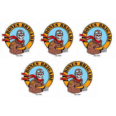 Powell Peralta Sticker Pack Bones Brigade Ripper Pilot 5-Pack | eBay