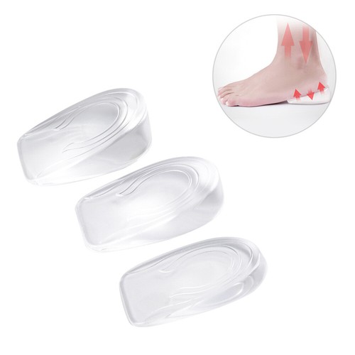 2 Pack Verstellbare Fersenkeil-Korrektureinsätze Griffe Knöchel-Gel-Pads - Bild 2 von 12