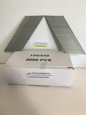 DA 65 15 Gauge 34 Degree Angled Finish Nails 2-1/2" 2M/B,16000p/c.UPC901652 