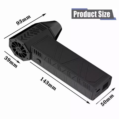 138000RPM 56m/s Mini Jet Turbo Fan Electric Air Blower Duster Cleaner W/battery - Afbeelding 6 van 15