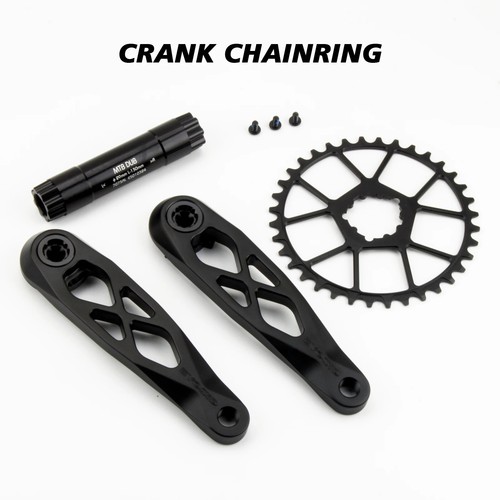 Guarnitura MTB DH AM XC 165/170/175mm Trail Enduro Bici Pranella 34 36T Catena - Foto 35 di 46