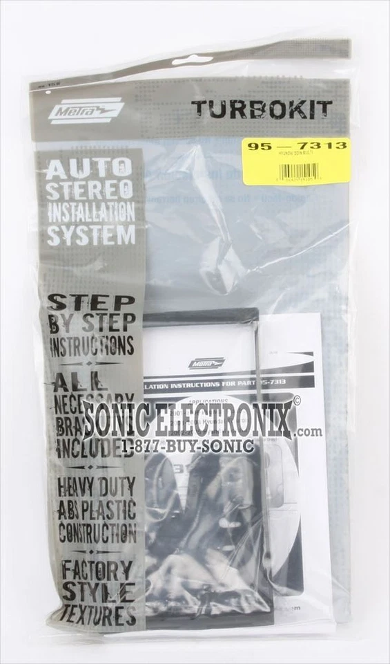 Metra 95-7313 Double DIN Install Dash Kit for Select 2001-06 Hyundai Vehicles - Image 3 of 3