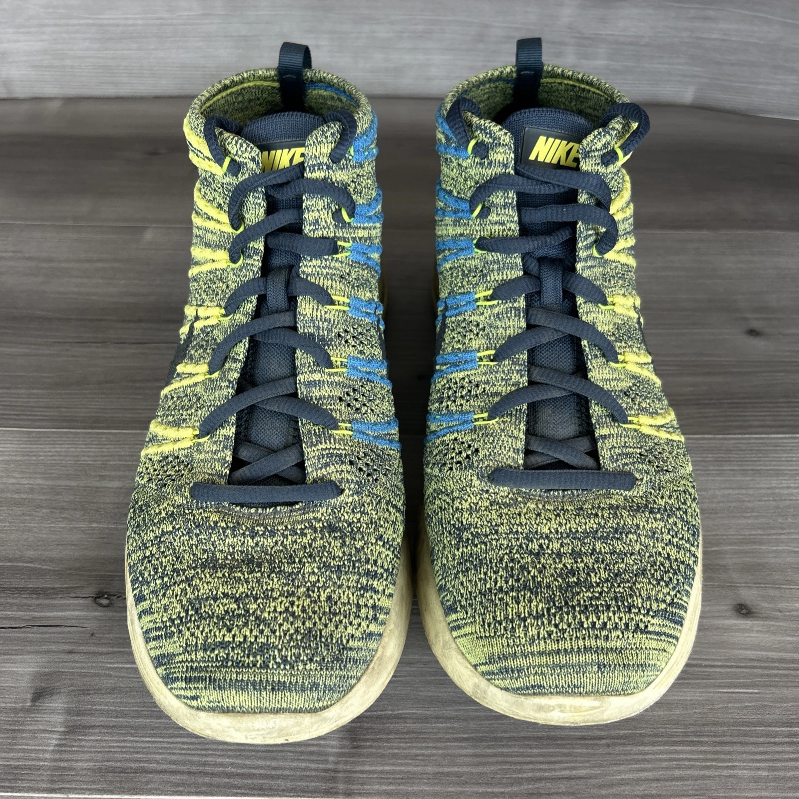 NIKE LUNAR FLYKNIT CHUKKA SQUADRON BLEU TAILLE 9,5 554969447 INFRAROUGE SUPRÊME