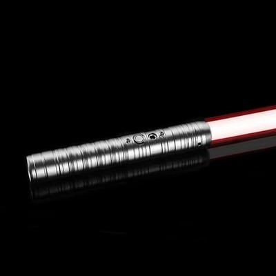 RGB LED Lichtschwert Metall Griff Soundeffekt USB Cosplay Saber