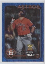 2024 Topps Series 1 Blue Holofoil 45/999 Yainer Diaz Yainer Díaz #77 5km