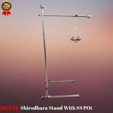 Heavy Duty Stainless Steel Shirodhara Stand Oil Treatment Panchkarma Ayurveda_