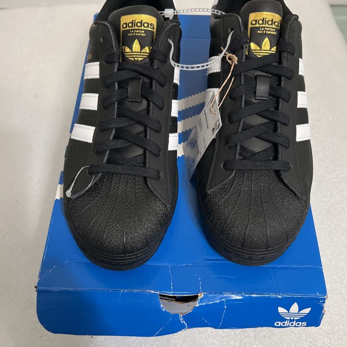ADIDAS SUPERSTAR II_BLACK/WHITE/BLACK JI0079-SIZE 11 NWT. | eBay