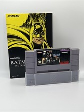 Batman Returns (Super Nintendo, 1993) SNES Authentic with Manual