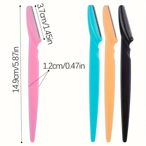 Eyebrow Razor Shaver Blade Face Hair Trimmer Makeup Beauty Dermaplaning Tool - Picture 5 of 11