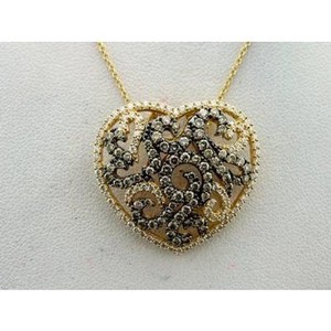 Le Vian 14K Yellow Gold Chocolate Diamond G-H SI1 2 cts Pendant Necklace