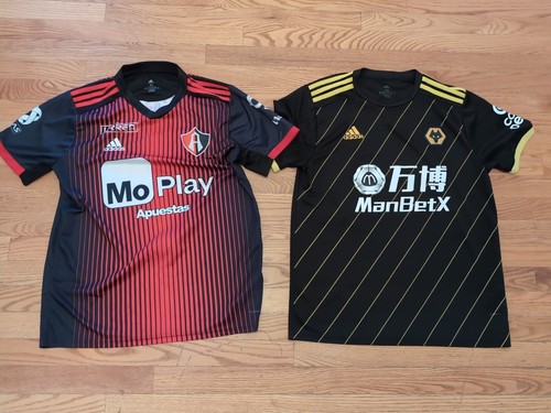 2 Jersey Bundle - Adidas Climalite Soccer Jerseys - Mario #14 - Adult Medium - 第 1/5 張圖片
