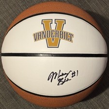 Mikayla Blakes Signed Autographed Vanderbilt Commodores Logo Basketball JSA COA 