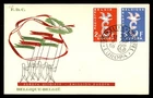 Mayfairstamps Belgium FDC 1958 dual Europa First Day Cover aax_94933