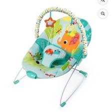 Bright Starts Bouncer Seat - Raindrop Rainforest Colorful Baby Bouncer New