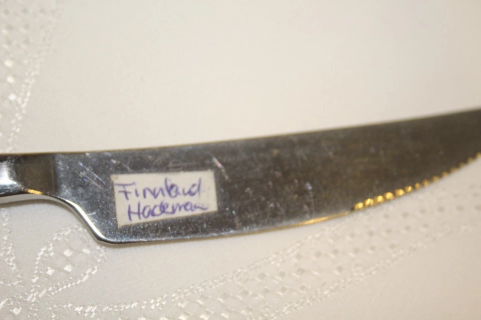 Hackman Finnland Messer Edelstahl Vintage Carelia 19,4cm - Bild 2 von 4