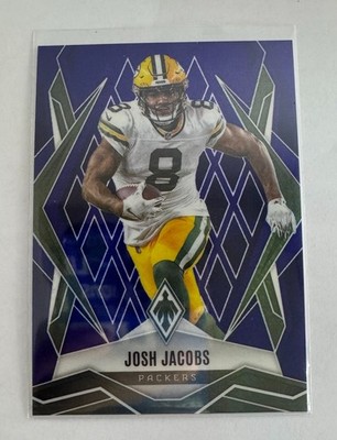 2025 Panini Phoenix Josh Jacobs Blue Winter /199 #5 Green Bay Packers 023/199