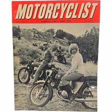 Vintage April 1964 MOTORCYCLIST Magazine, New Jawa, Ducati, OHV, Monza