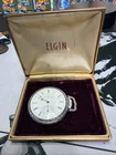 Antique Elgin 7j 16s Model 6 Grade 151 open face Pocket Watch Running, issue
