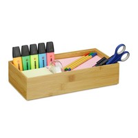 Ordnungsbox Aufbewahrungskiste Bambusbox Stapelbare Kiste 4Er Set Stapelbare Box
