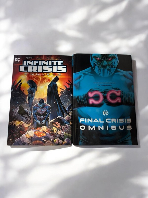 DC Infinite Crisis Omnibus + Final Crisis Omnibus HC Hardcover Lot