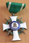 Original altes Ritterkreuz 1. Klasse des Albrechtsorden Sachsen Herst. ROESNER
