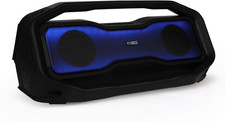Rockbox 2.0 Portable Bluetooth Wireless Speakers with Led Lights, IP67 Waterproo