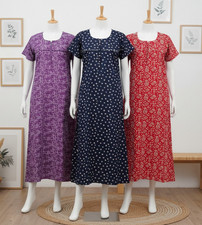 nightgowns for women vintage cotton nightgown large, xl, nighty for women Indian