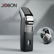 Windproof 3 Jet Flame Windproof Straight Lighter Metal Cigar Ignition Gift