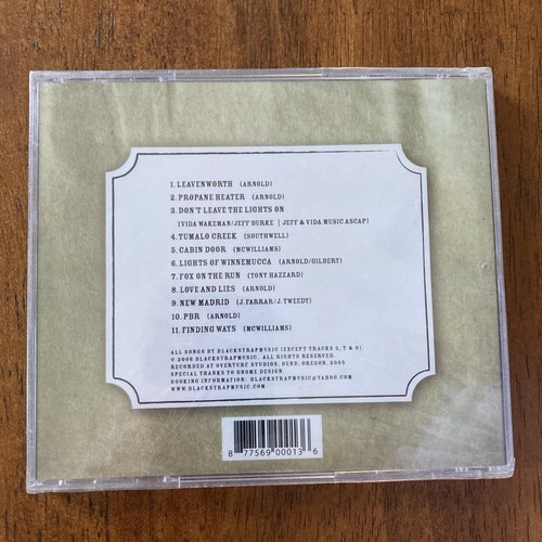 Blackstrap CD Made In Bend Oregon Brand New Jewel Case Has Cracks Free Shipping - Picture 2 of 2