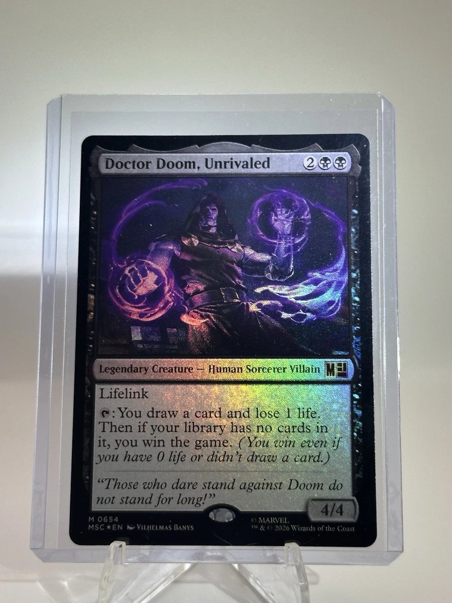 Doctor Doom, Unrivaled 654 Commander: Marvel Super Heroes for sale