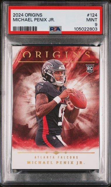 2024 Panini Origins Michael Penix Jr. PSA 9 Rookie #124 Falcons
