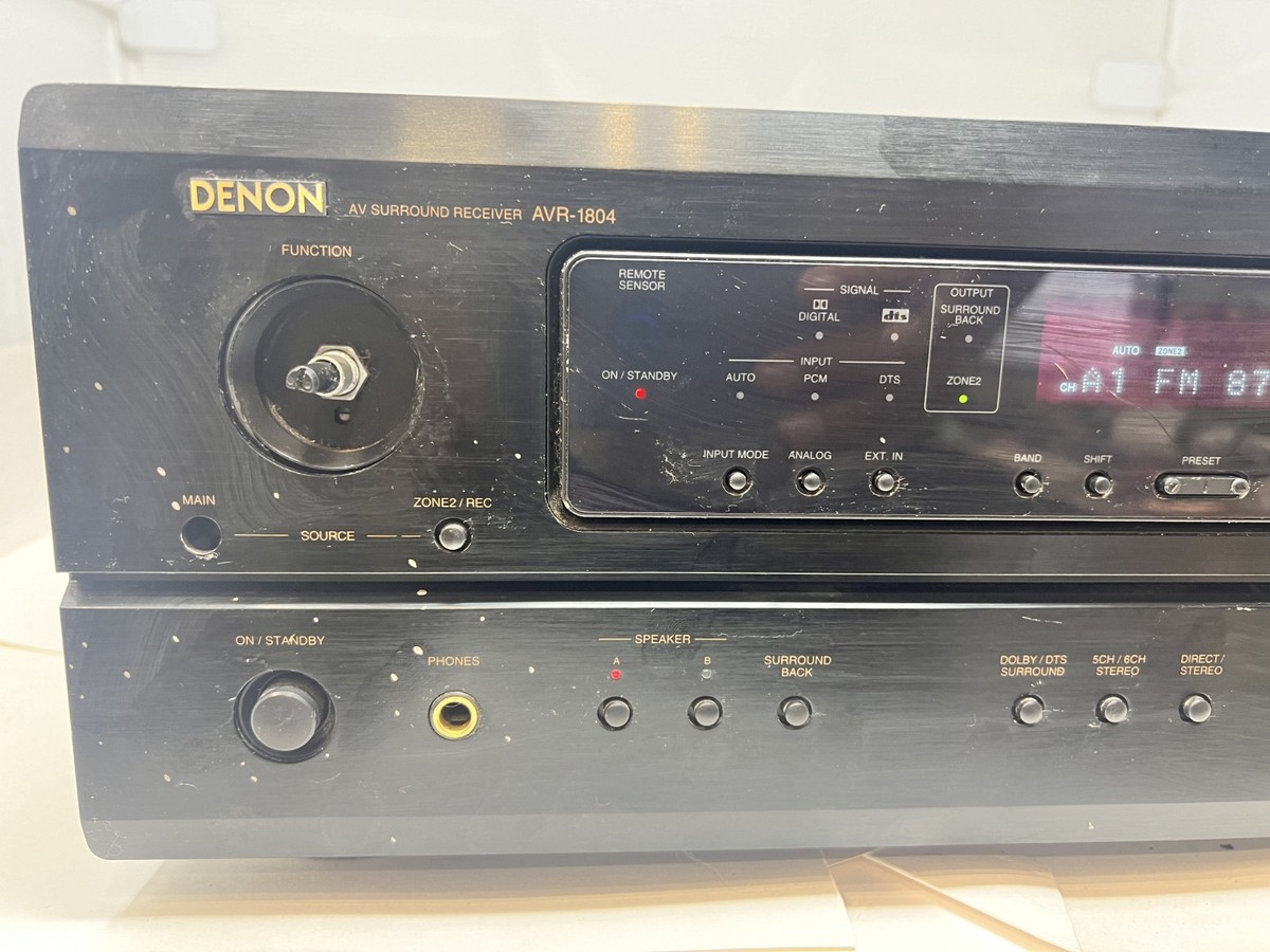 Denon AVR 1804 6.1 Channel 875 Watt Receiver for sale online | eBay