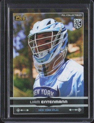 2025 PLL Collectibles Lacrosse Black Parallel #94 Liam Entenmann RC - Atlas MINT
