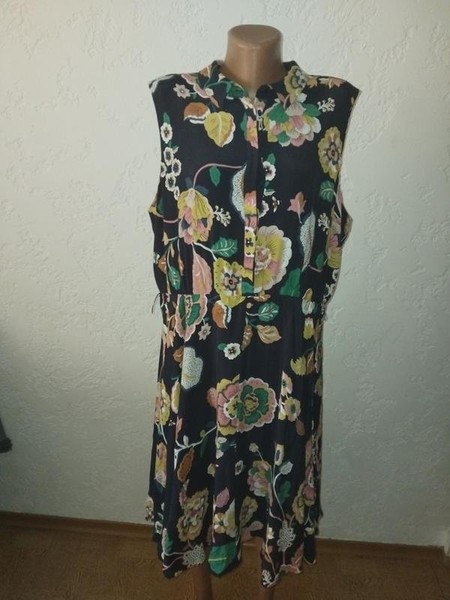 Women Hobbs Dress Multicolor Viscose 46 / 3XL / 54