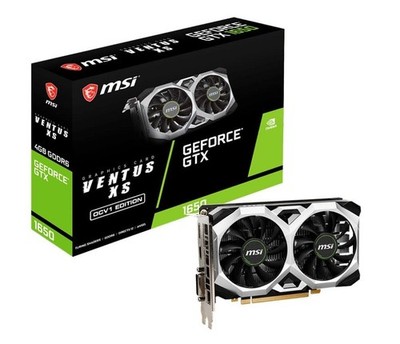 MSI GTX 1650 4GB GDDR6 Ventus XS OCV1 GPU Graphics Card