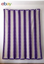 Crochet surélevé fait main coin à coin afghan 5x7