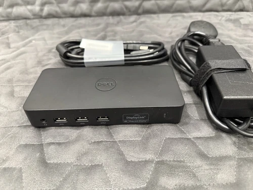 Dell D3100 Display Link 4k Docking Station With Charger.