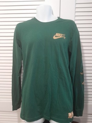 Nike Mens Long Sleeve Better Together Crew Neck Cotton Graphic Tee Medium