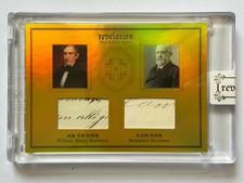 2025 Eternal Revelation William Henry Harrison Benjamin Dual History Relics /10