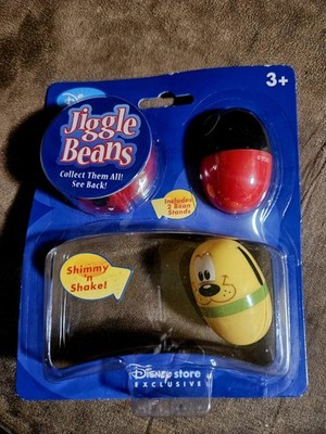 NEW DISNEY JIGGLE BEANS MICKEY MOUSE AND PLUTO COLLECTIBLE